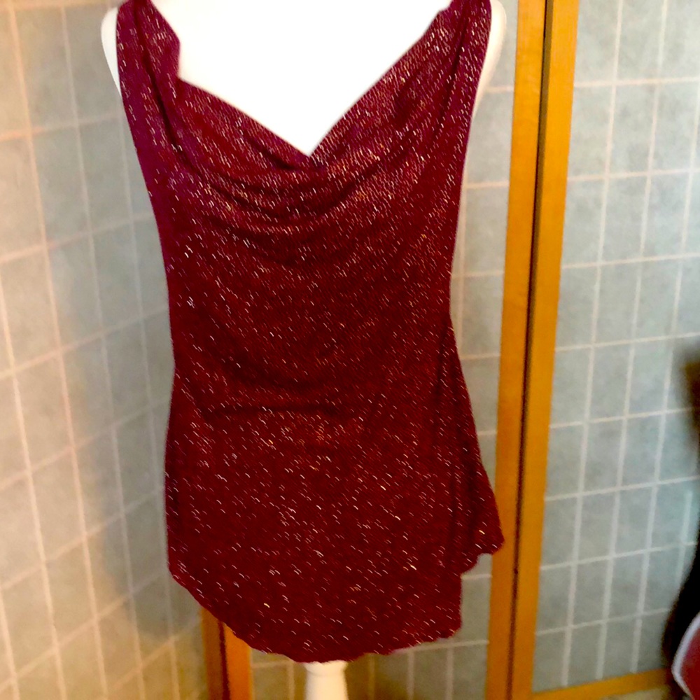 Cowl neck..Strappy back tank